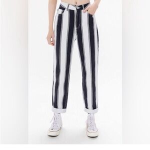BDG Monochrome Striped Trousers